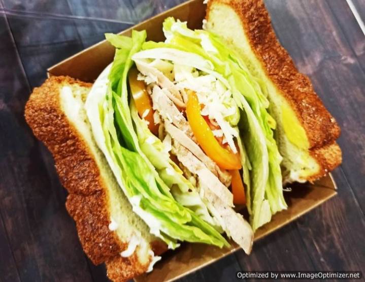 Keto Chicken Sandwich with Almond Bread