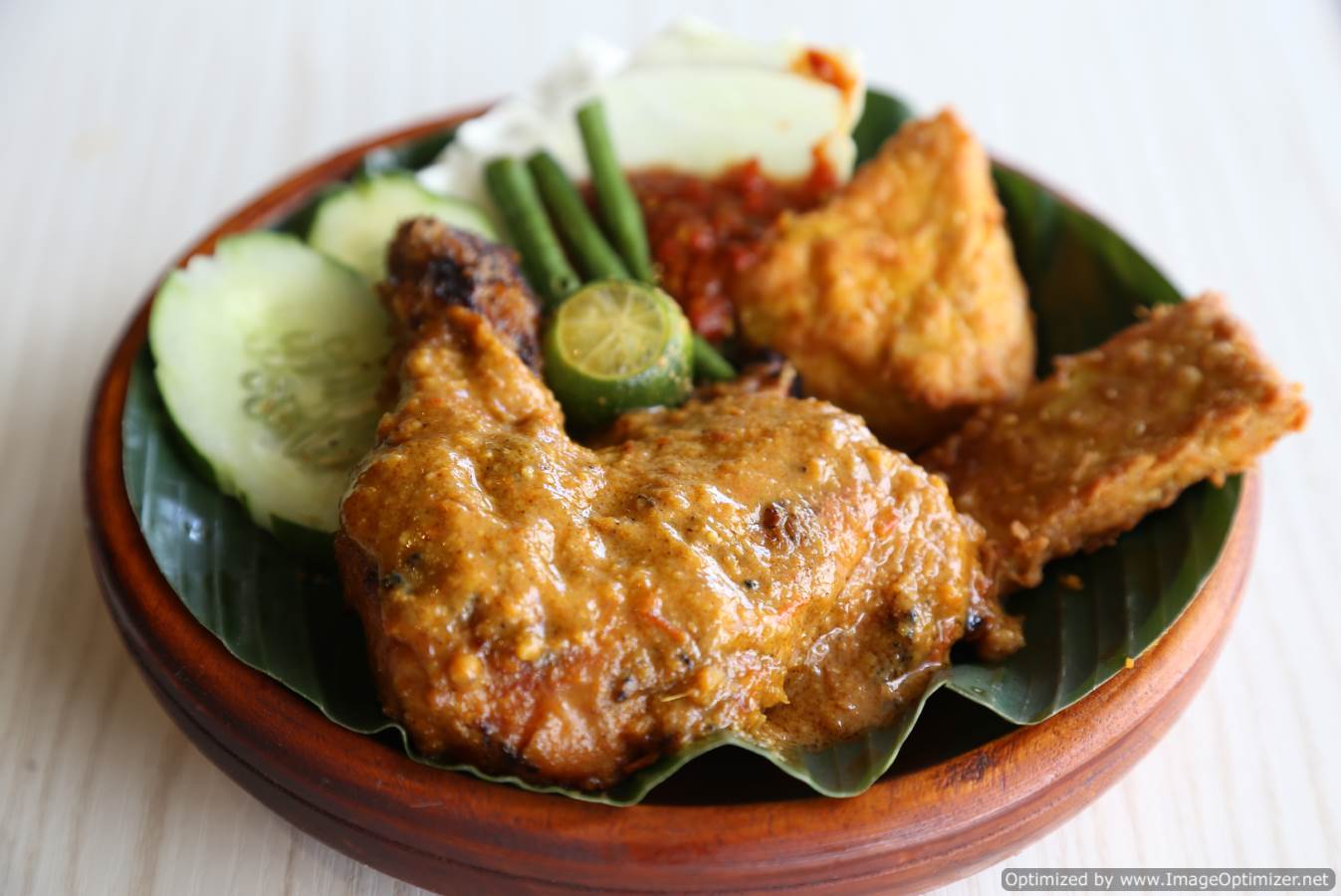 Ayam Penyet Saus Percik
