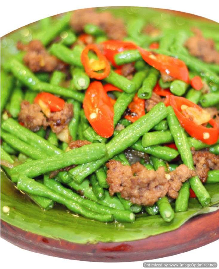 Kacan Panjang Cah Bawang Putih