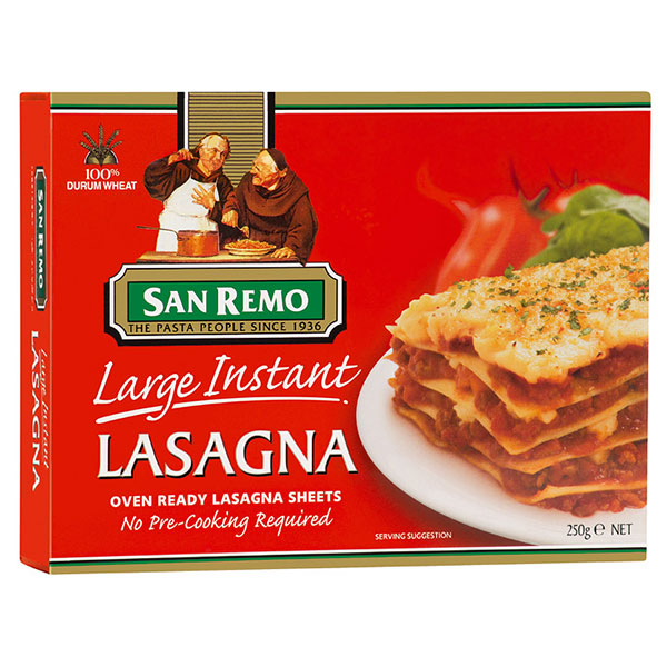 San Remo - Instant Lasagne 
