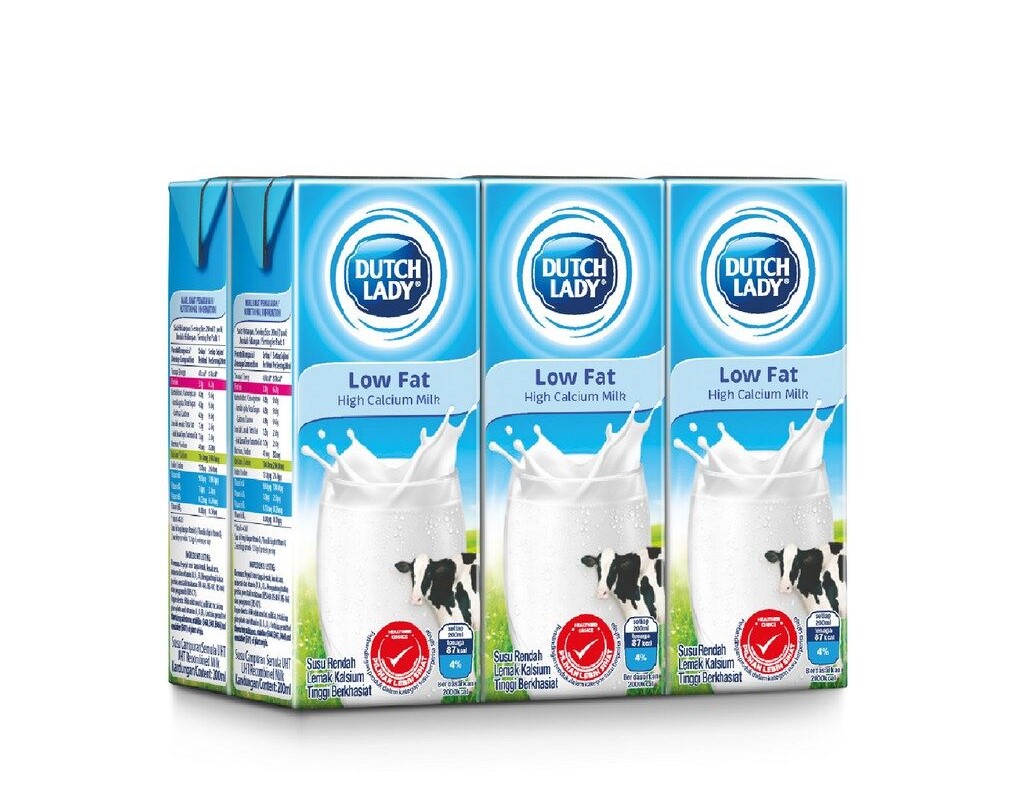 Dutch Lady - Low Fat UHT Milk