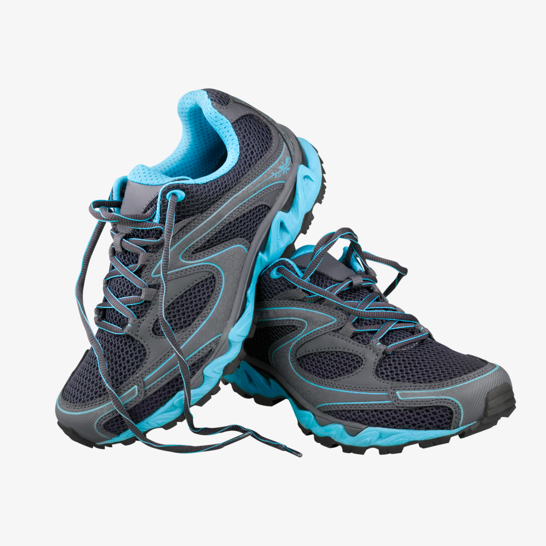 Blue Black Running Shoes