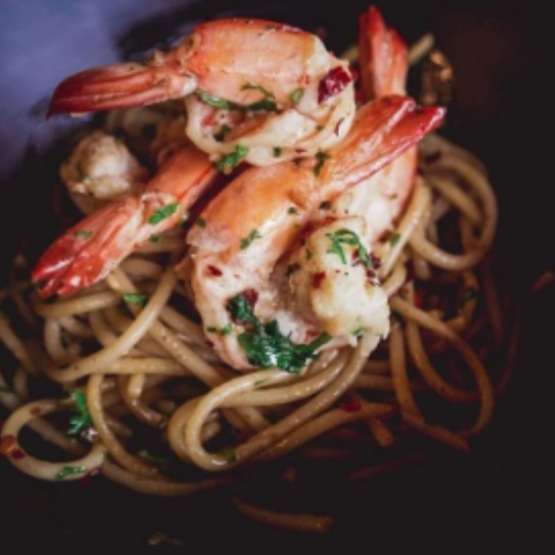 Prawn Aglio Olio
