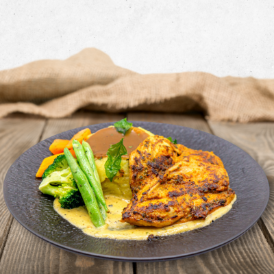 Pan Grilled Cajun Chicken