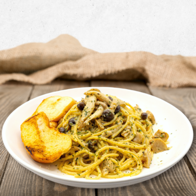 Creamy Garlic Mushroom Pasta