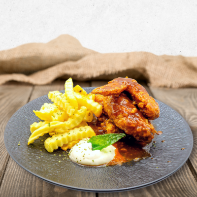 Crispy Chicken Wings (BBQ)