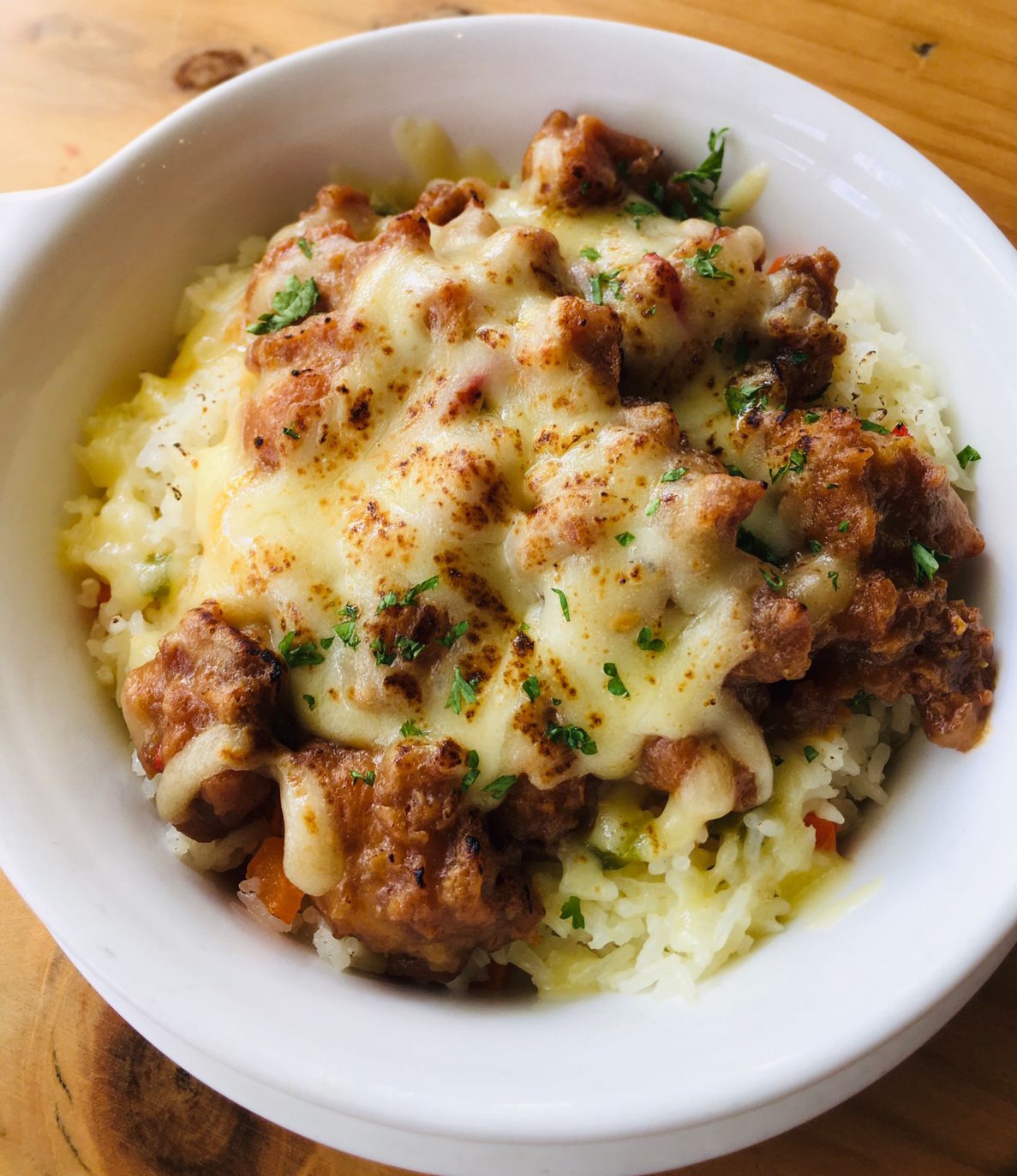 SaltedEgg Buttermlik Chicken Baked Rice