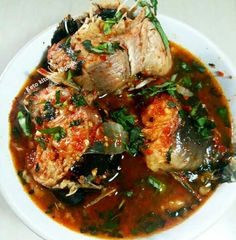 Croaker Fish pepper Soup